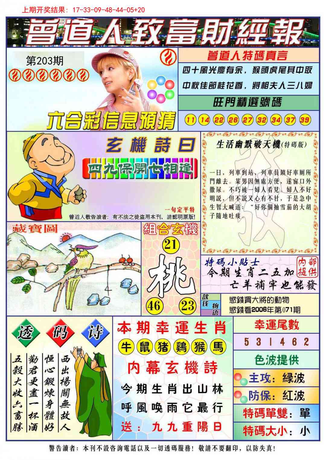 203期曾道人致福财经[图]