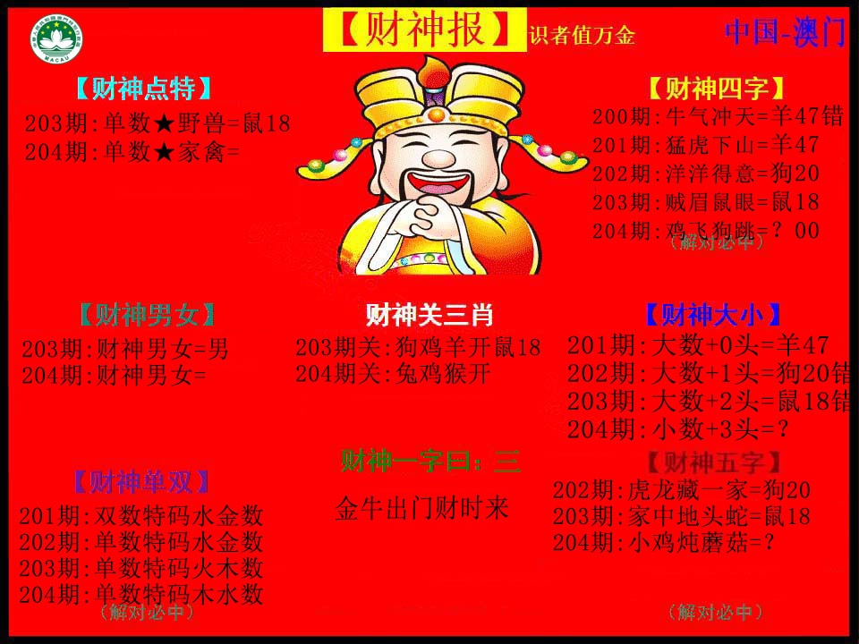 204期红财神[图]