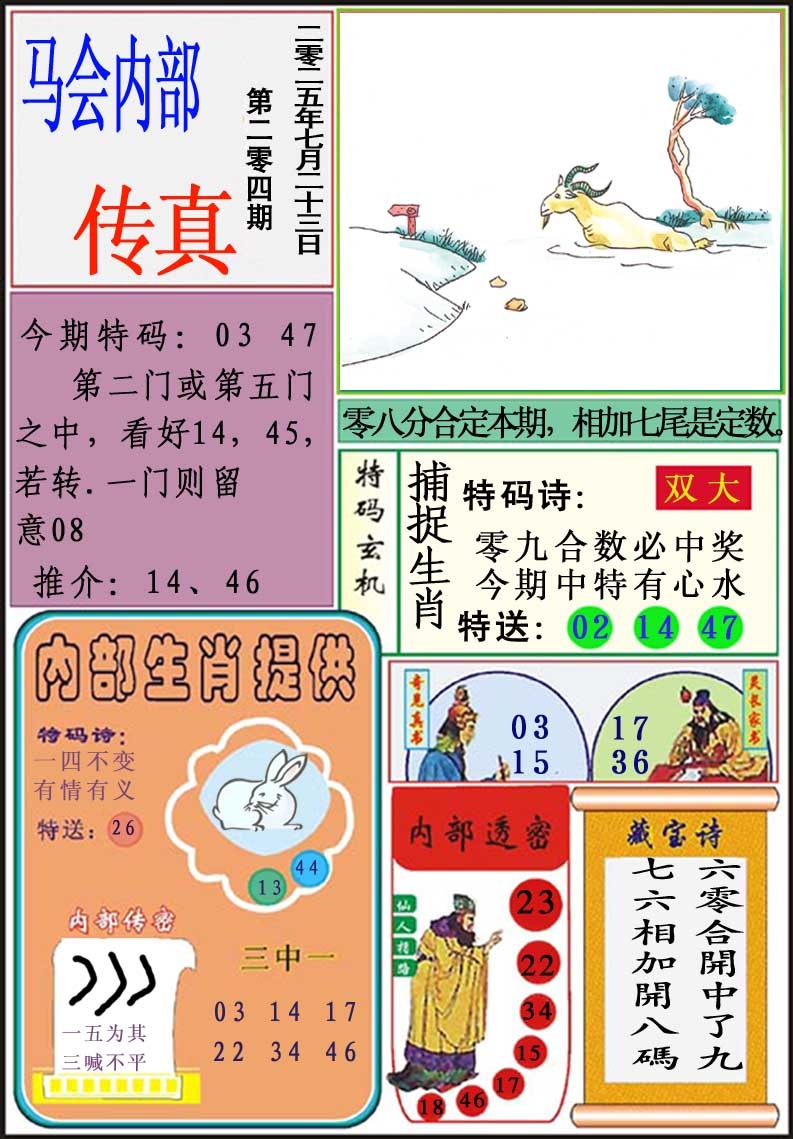 204期马会内部传真[图]