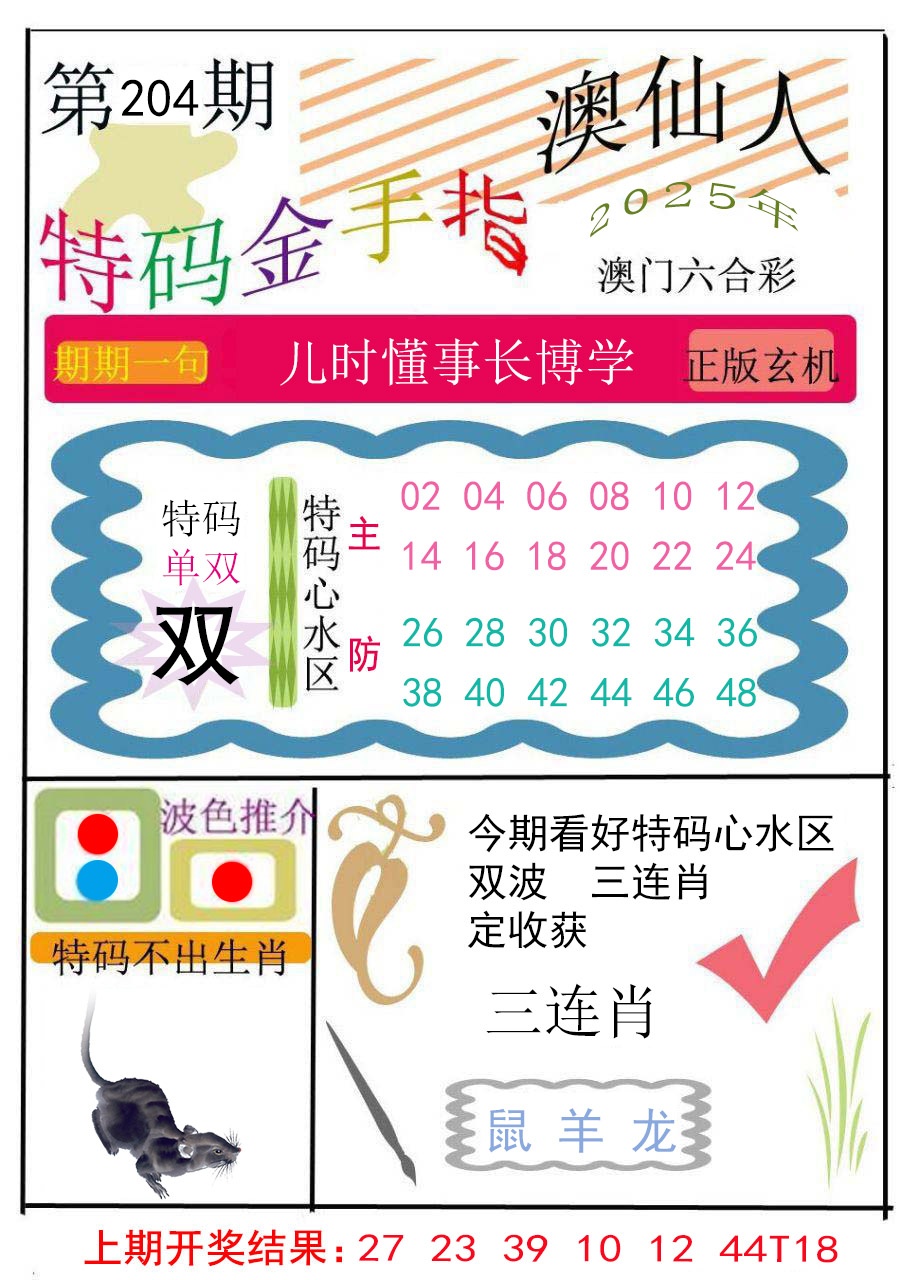 204期特码金手指[图]
