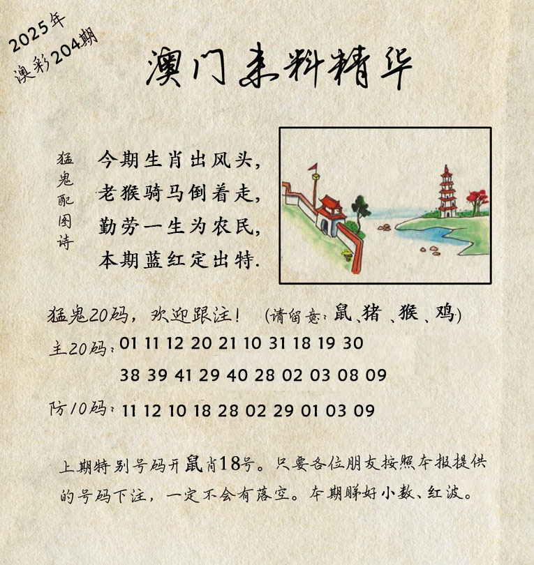 204期澳门来料精华[图]