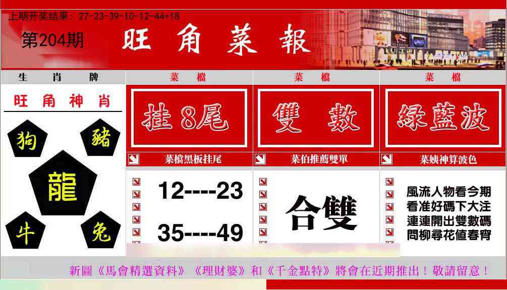 204期旺角菜报[图]
