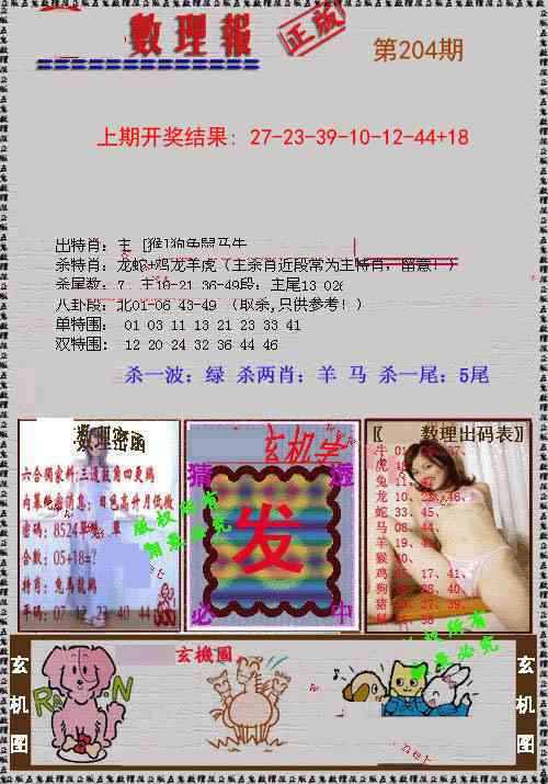 204期数理报[图]