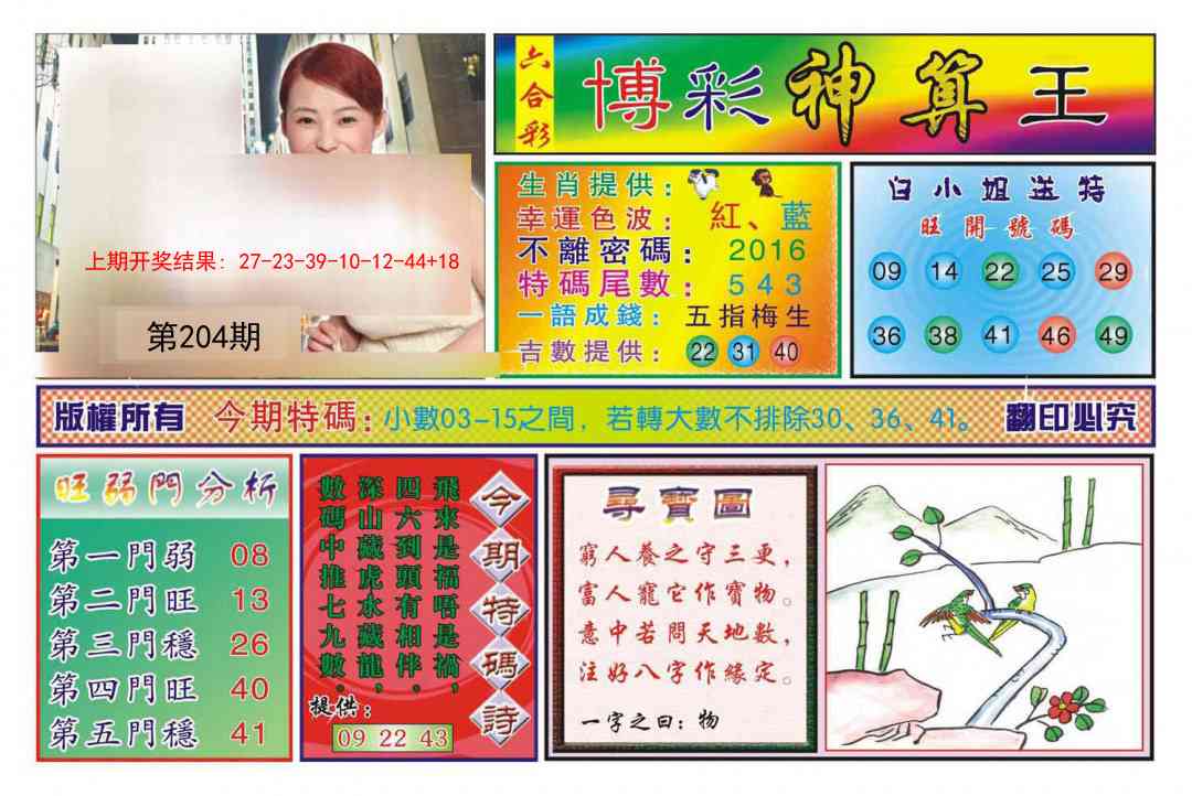 204期博彩神算王[图]