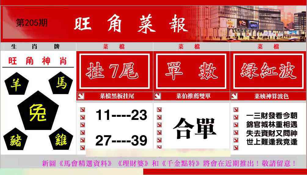 205期旺角菜报[图]