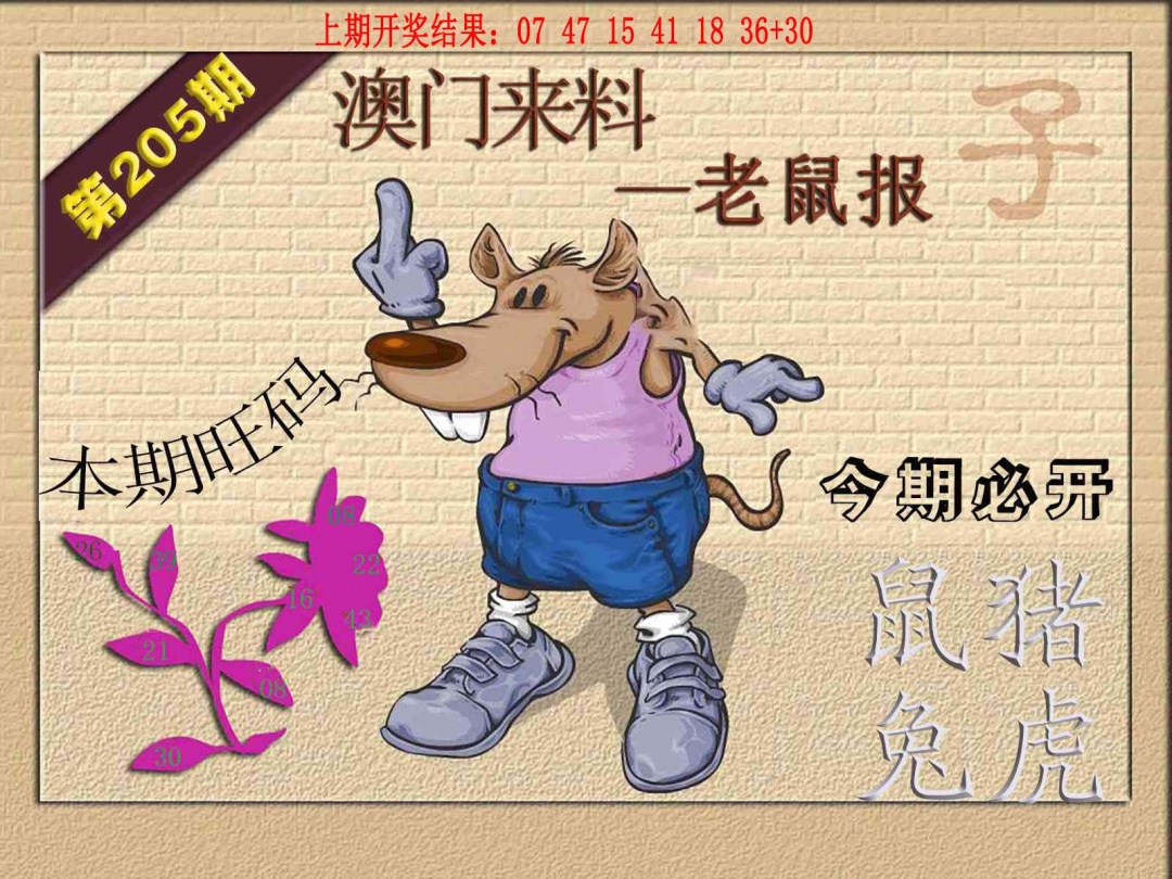205期(来料)鼠报[图]