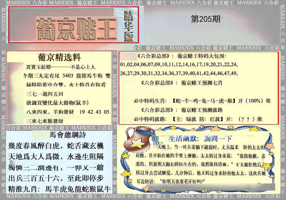 205期葡京赌王（正版）[图]