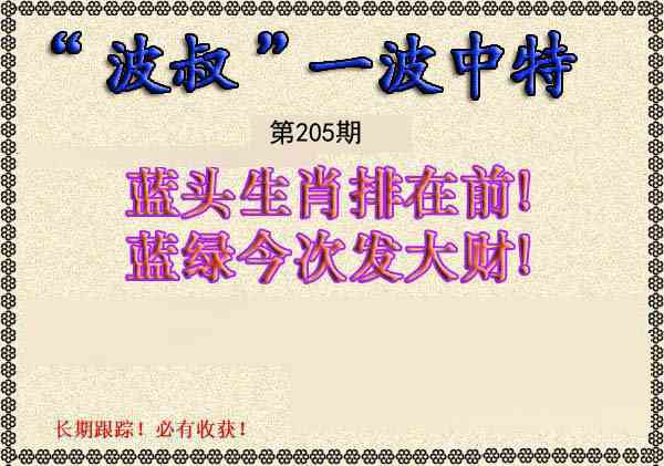205期波叔一波中特[图]