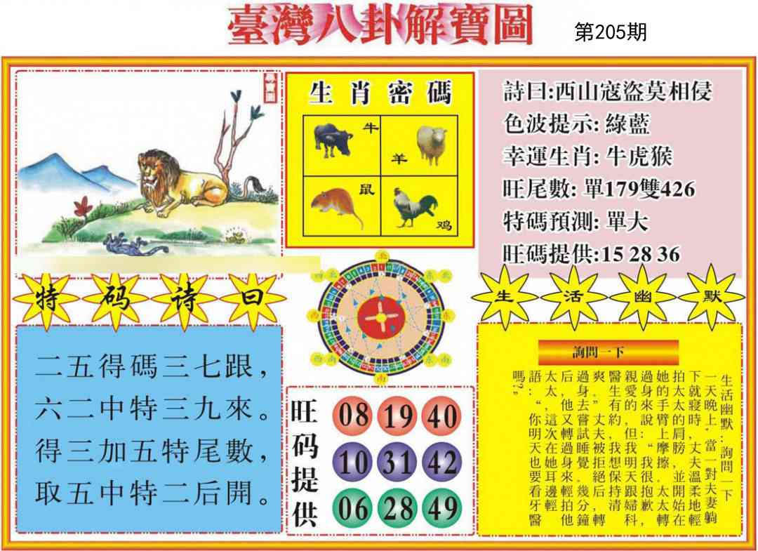 205期台湾八卦解宝图[图]