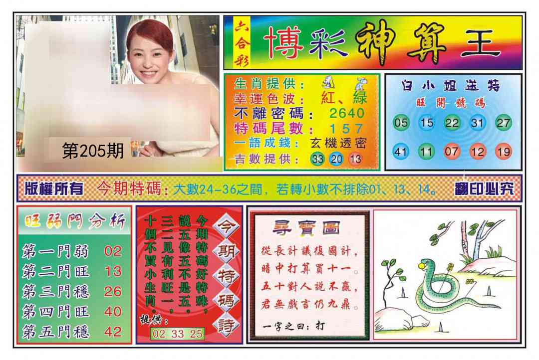 205期博彩神算王[图]