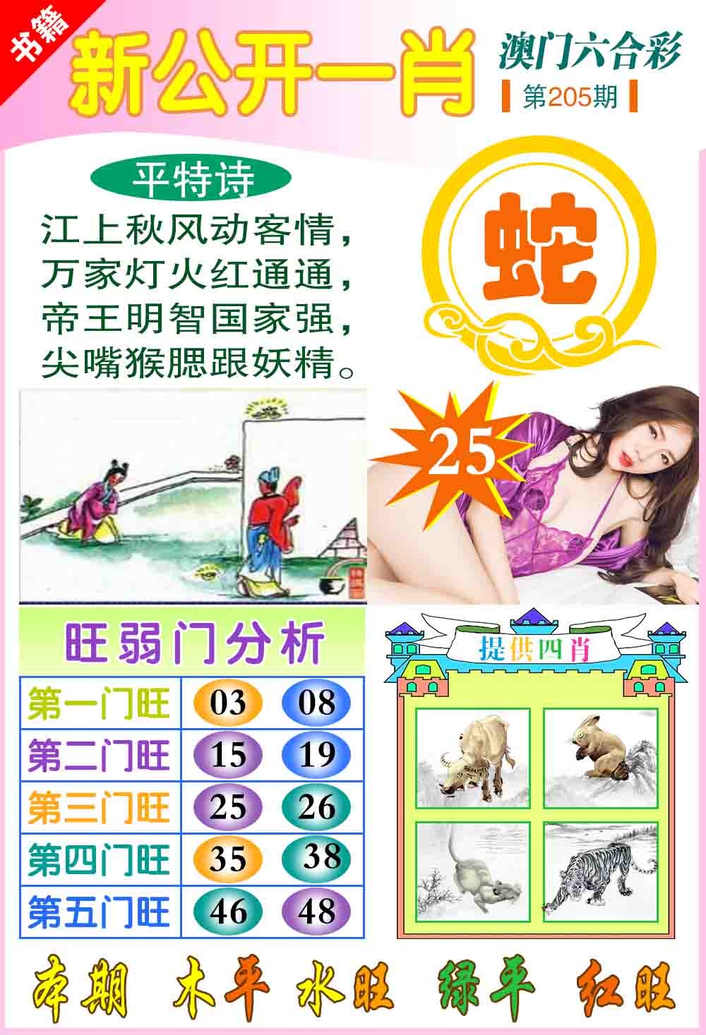 205期新公开一肖[图]