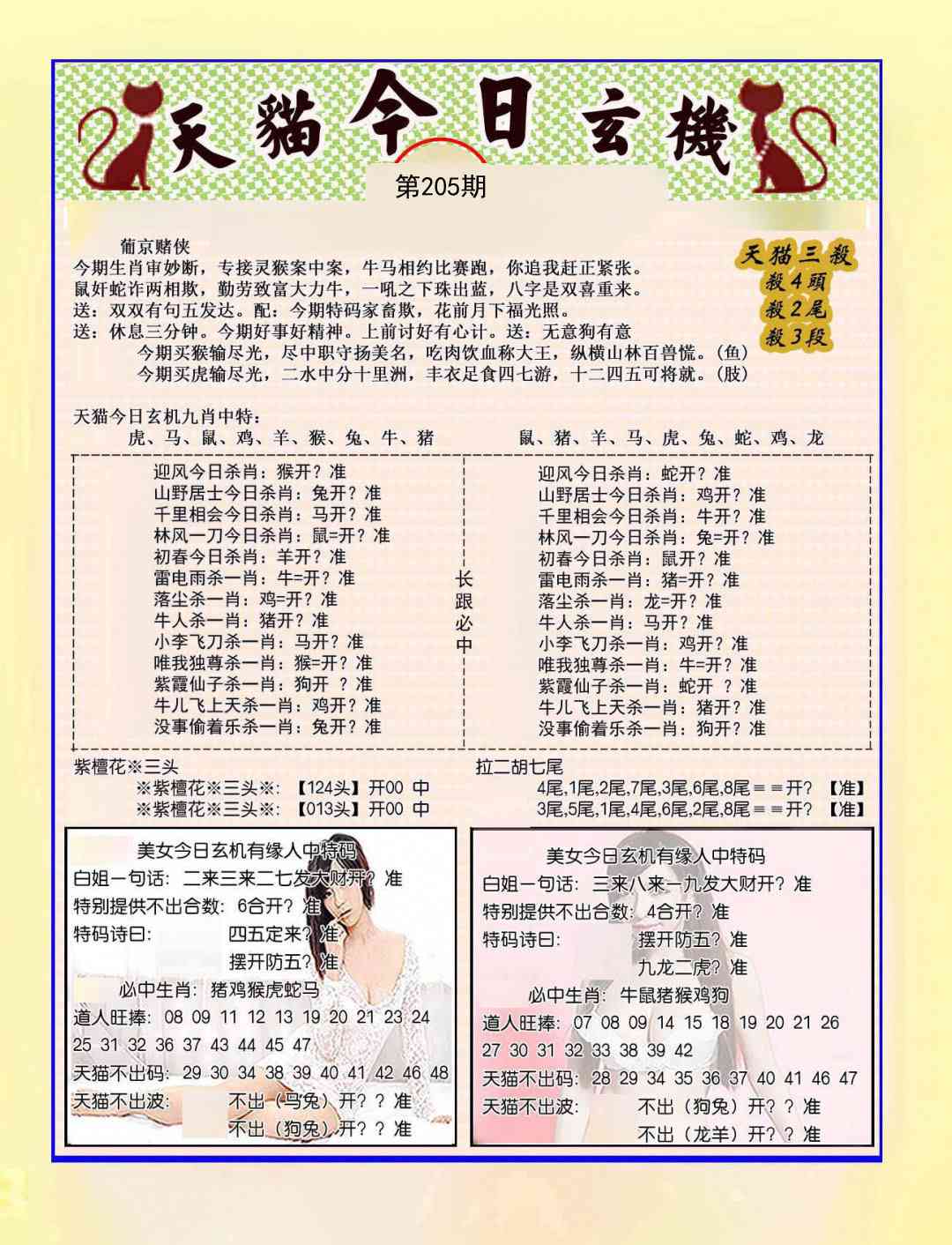 205期今日玄机图B[图]