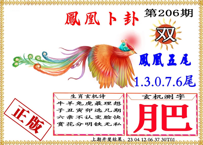 206期凤凰卜挂[图]