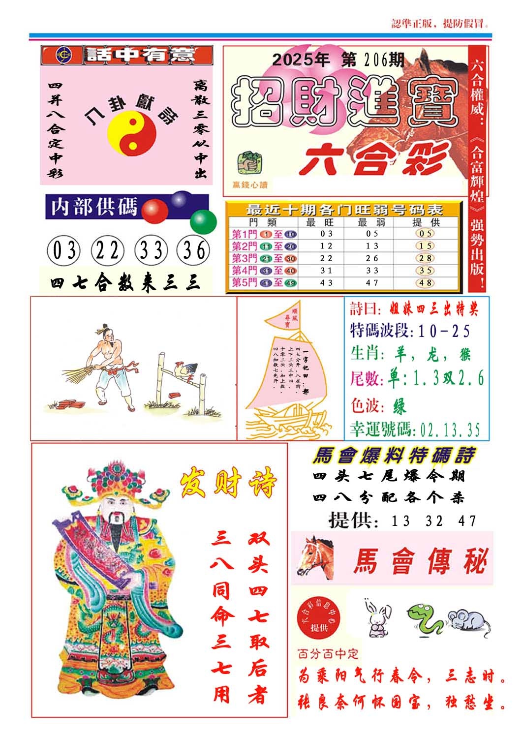 206期招财进宝[图]