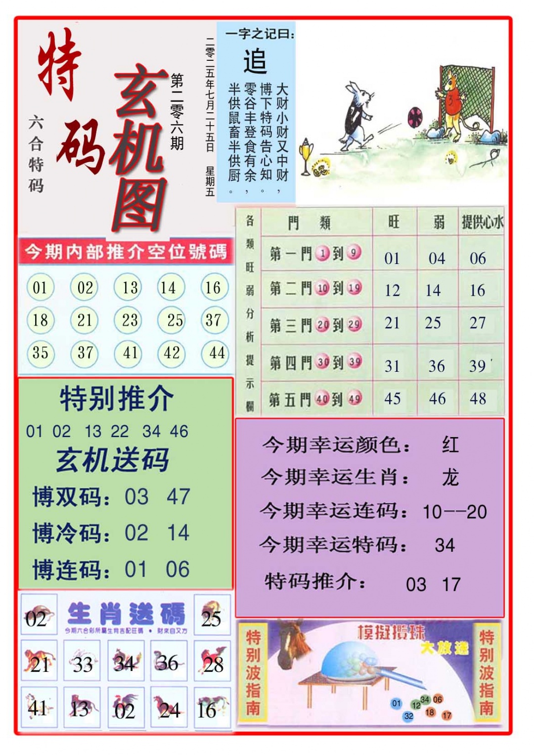 206期特码玄机图[图]