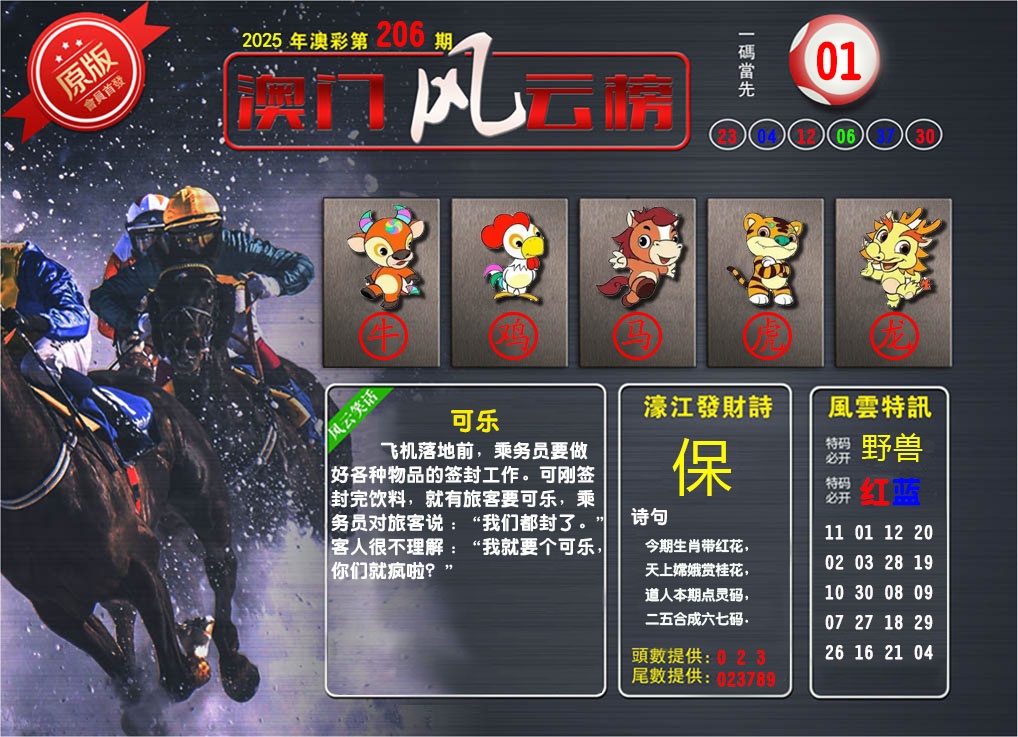 206期澳门风云榜[图]