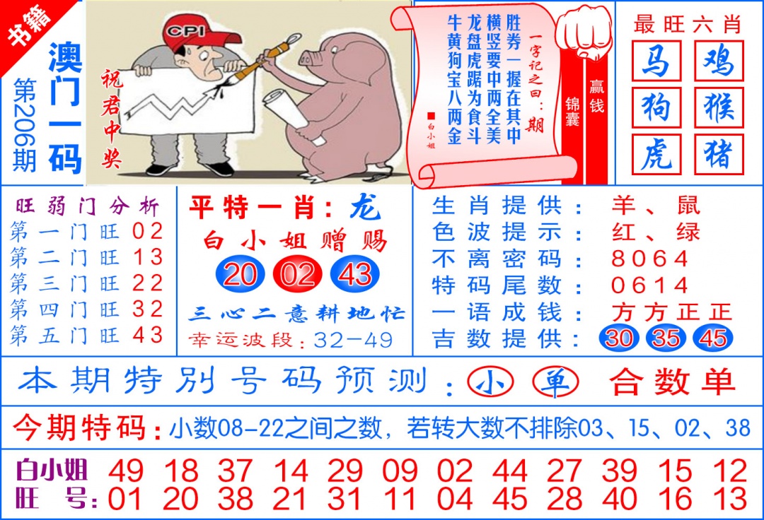 206期澳门飞龙宝典[图]