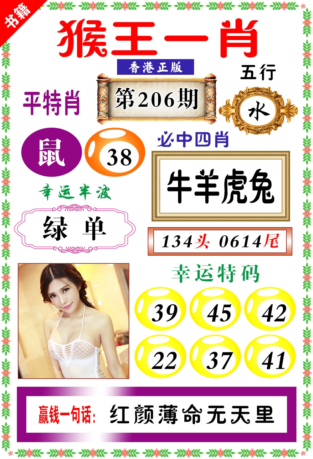 206期澳门猴王猴[图]