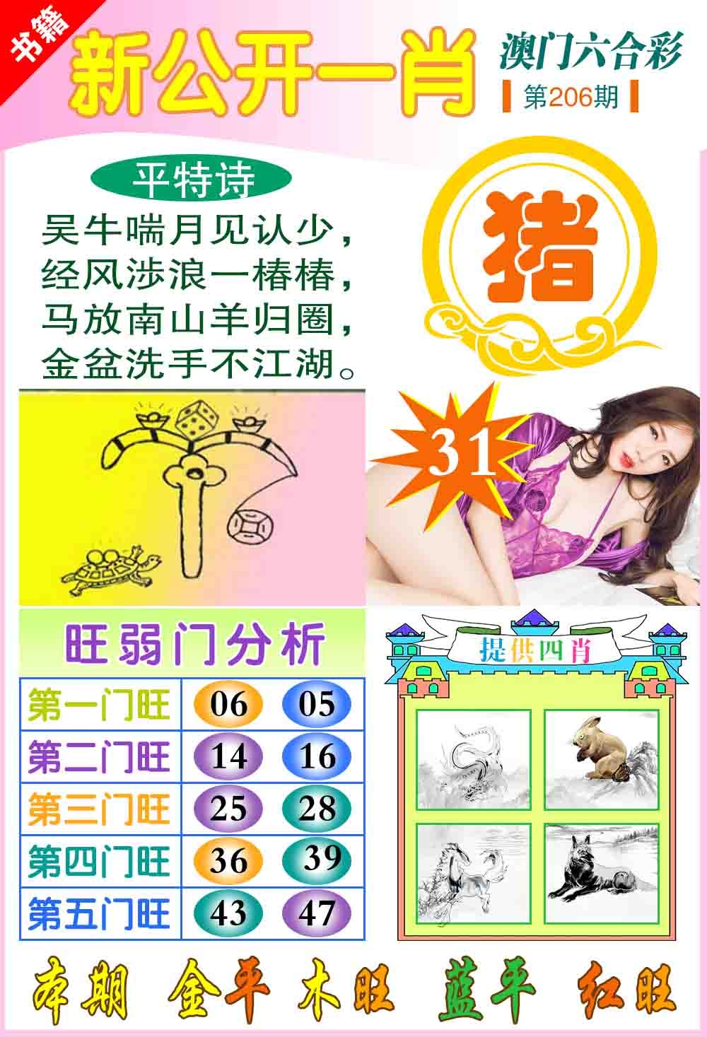 206期新公开一肖[图]