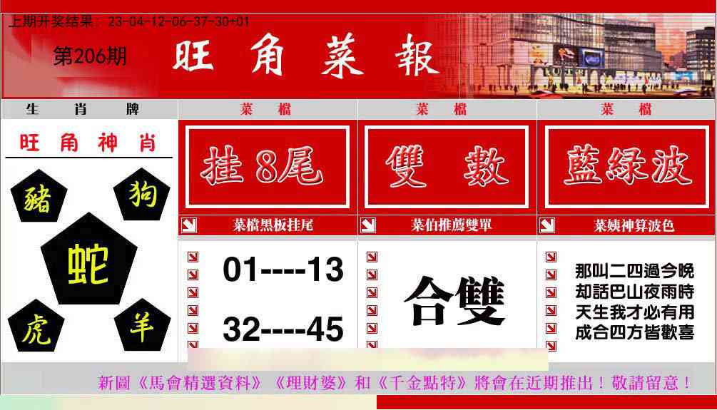 206期旺角菜报[图]