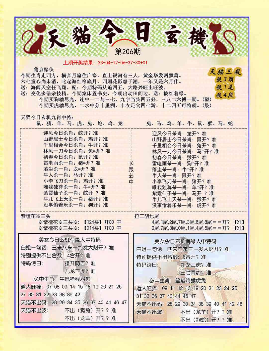 206期今日玄机图B[图]