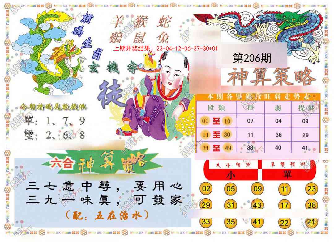 206期神算策略[图]