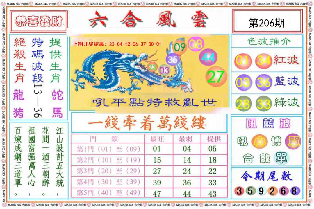 206期六合风云《另版》[图]