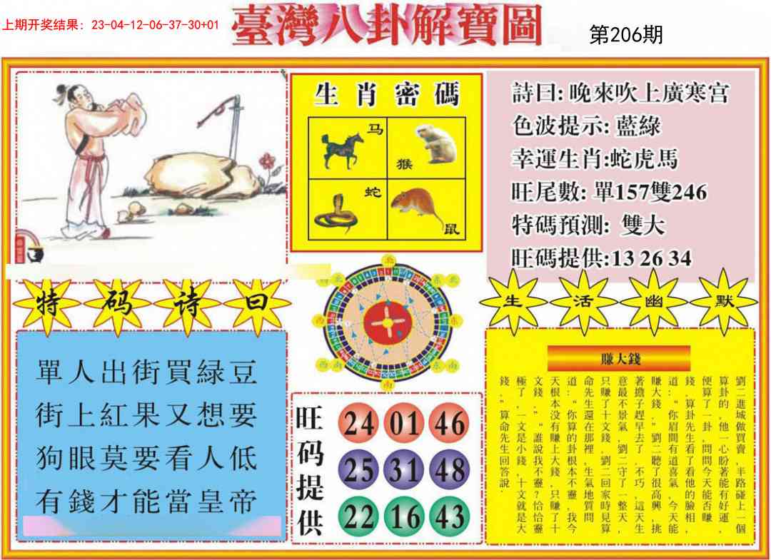 206期台湾八卦解宝图[图]