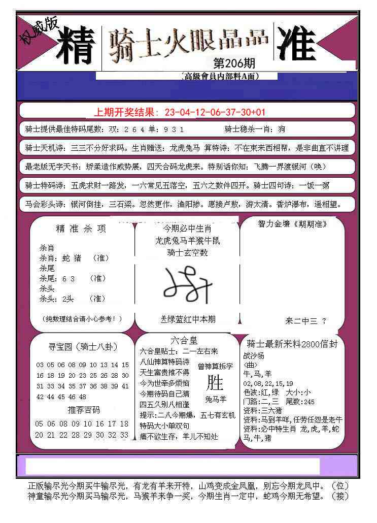 206期骑士火眼晶晶B[图]