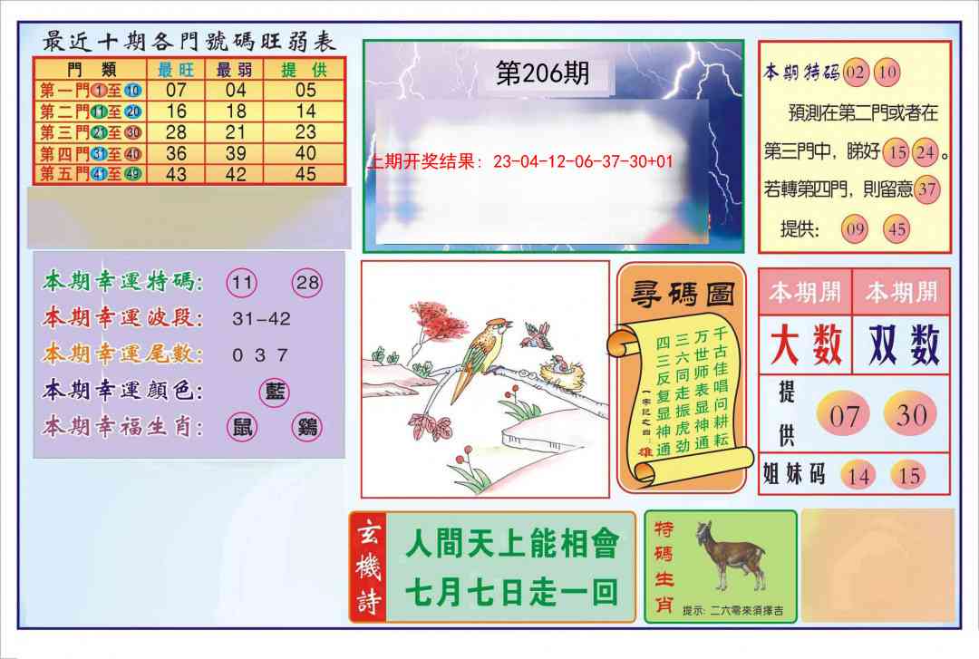 206期逢赌必羸[图]
