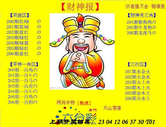 206期黄财神[图]