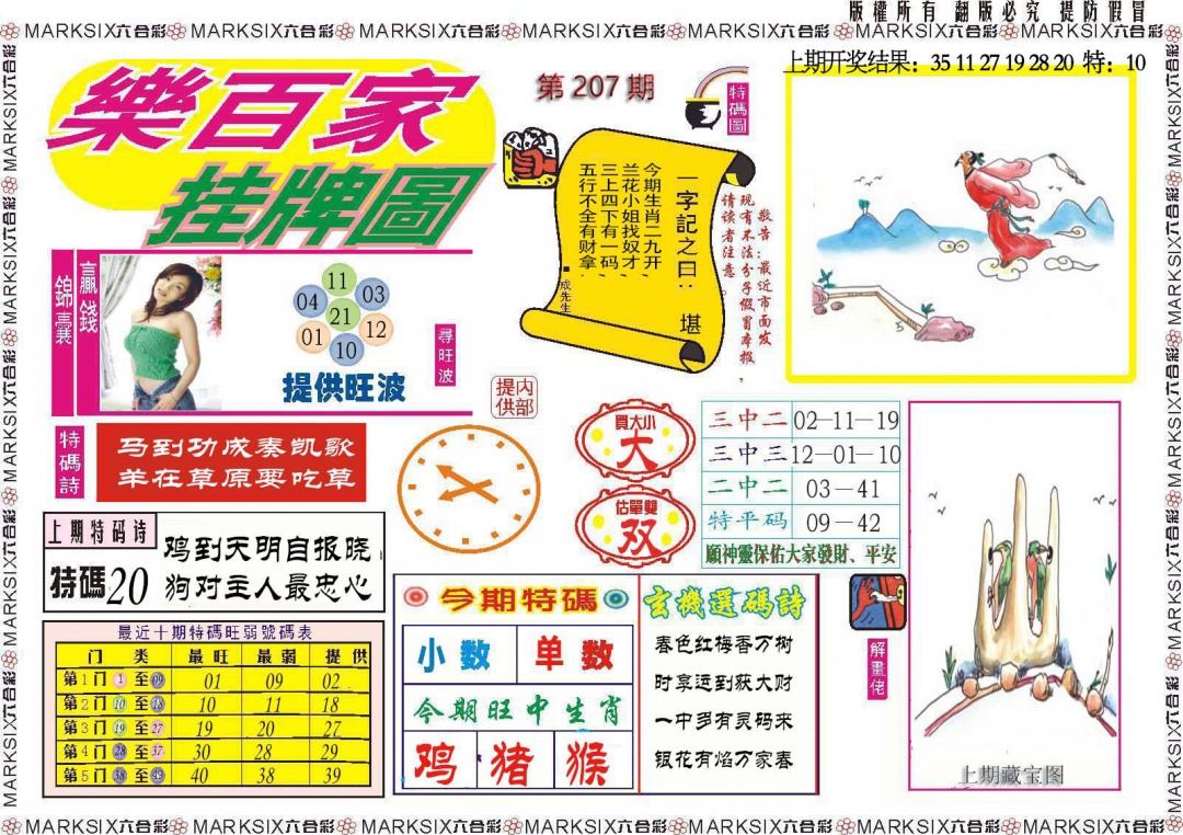 207期乐百家挂牌图[图]
