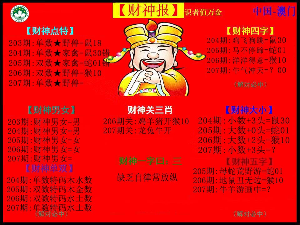 207期红财神[图]