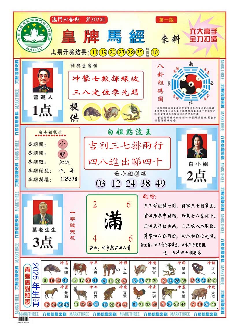 207期皇版马经A[图]