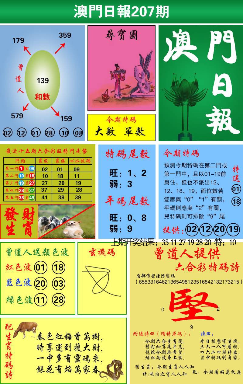207期澳门日报[图]