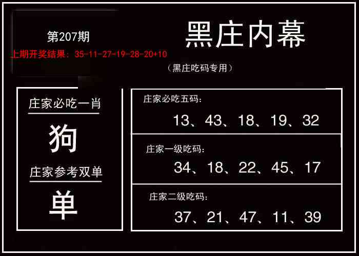 207期黑庄内幕[图]