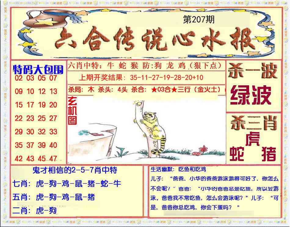 207期六合传说(心水版)[图]