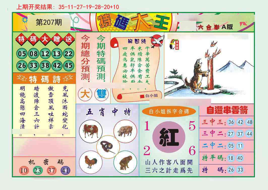207期特码大王A[图]