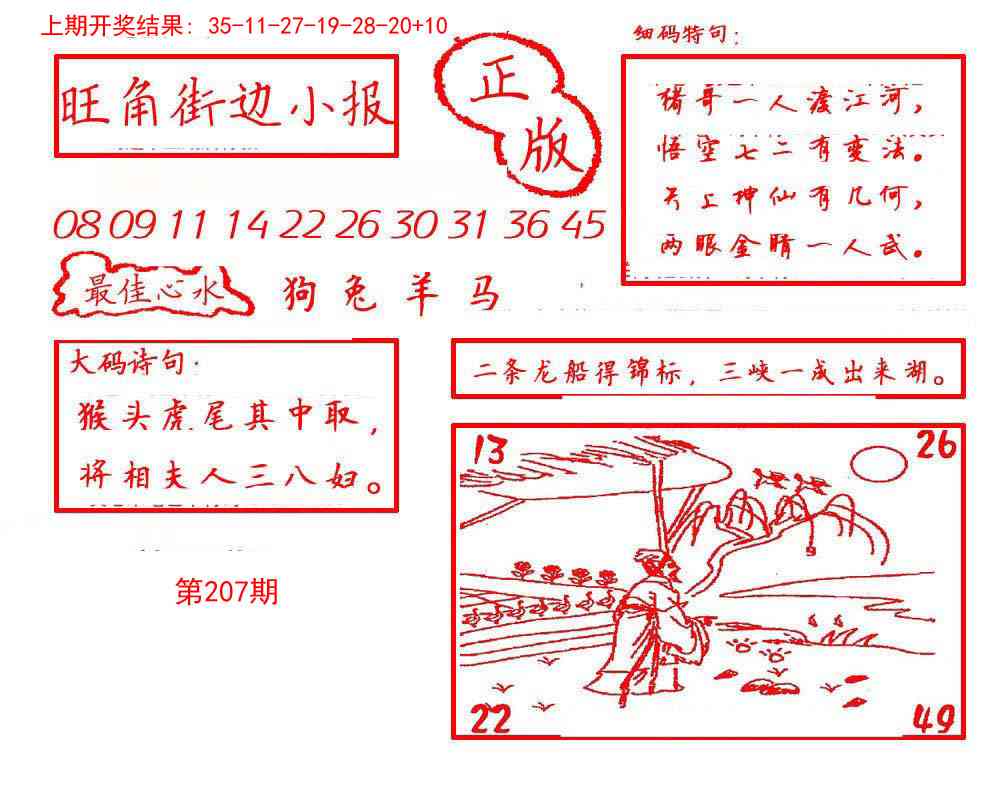 207期旺角街边小报[图]