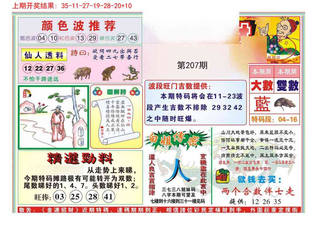 207期金运招财[图]