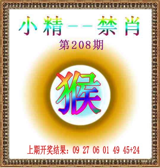 208期小精禁肖[图]