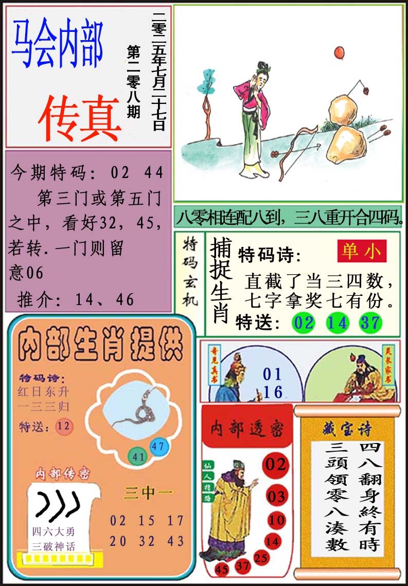 208期马会内部传真[图]