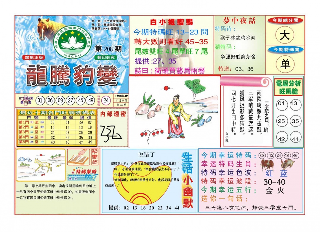 208期龙腾豹变[图]