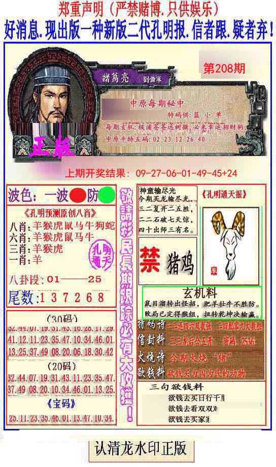 208期另二代孔明报[图]