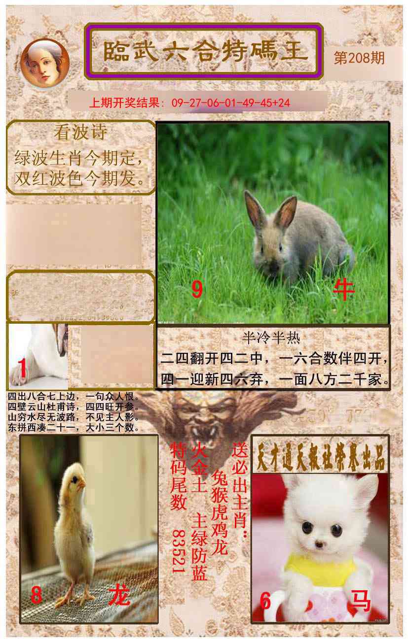 208期临武六合特码王[图]