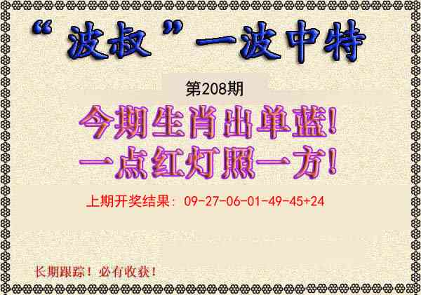208期波叔一波中特[图]