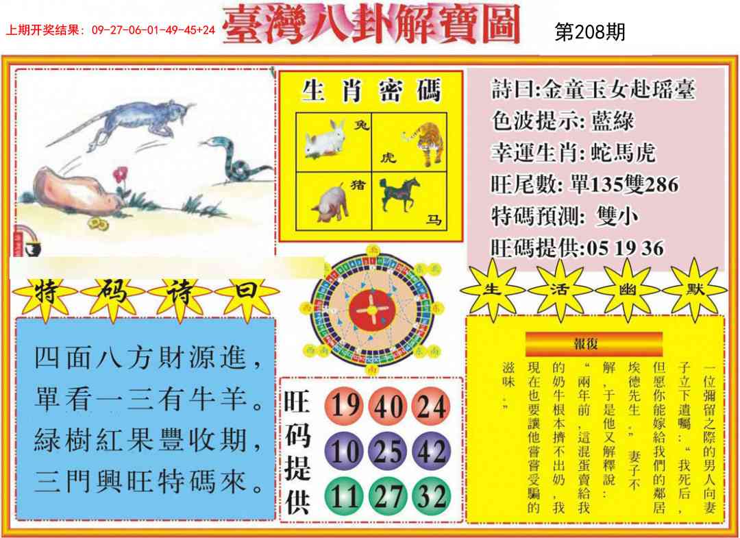 208期台湾八卦解宝图[图]