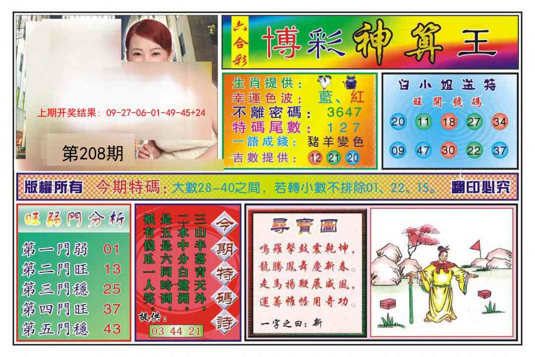 208期博彩神算王[图]