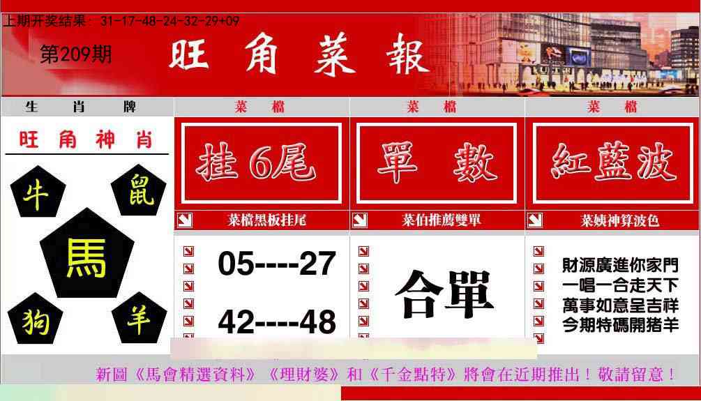 209期旺角菜报[图]