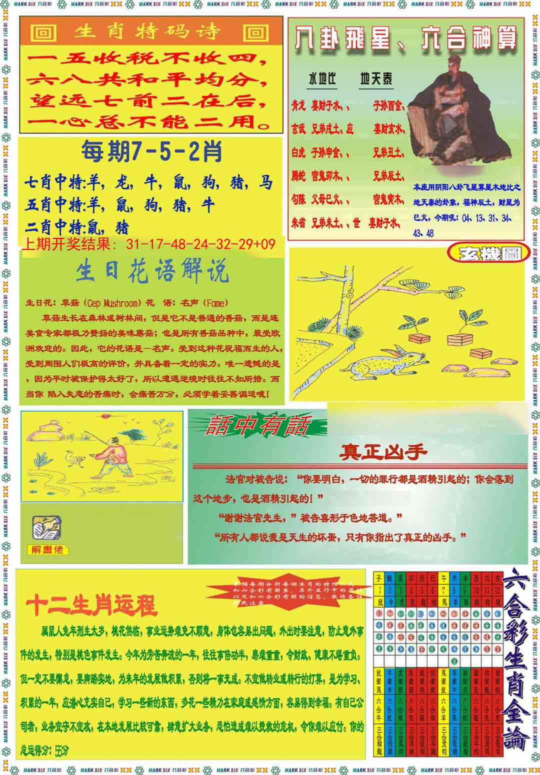 209期九龍马经B(推荐)[图]